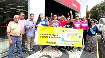 Bancários intensificam luta contra metas abusivas nas ruas e nas redes