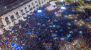 'Fiz uma opção: derrotar Jair Bolsonaro', diz Haddad em Ato da Virada, no Rio