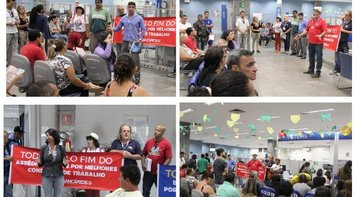 Em dia de negociação com a Fenaban, Sindicato apresenta Campanha 2018 à população