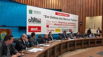 Por iniciativa dos sindicatos de bancários, AL do MS faz audiência em defesa dos bancos públicos