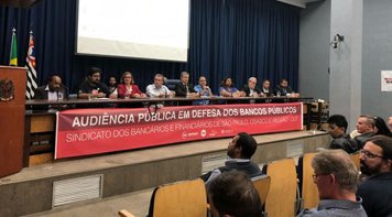Audiência em SP destaca importância dos bancos públicos para a sociedade