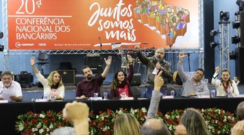 Com participação de Boulos e carta de Lula, bancários discutem 'O Brasil que queremos!'