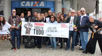 Bancários realizam atos em defesa dos direitos da categoria em todo o país