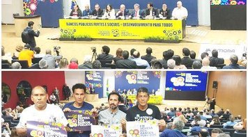 Fetec-CUT/CN participa do lançamento da Frente Parlamentar em Defesa dos Bancos Públicos, em Brasília