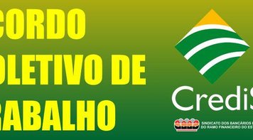 NADA A COMEMORAR: Credisis banca ‘bom samaritano’ e diz para funcionários “comemorarem” índices rebaixados e sem o aval da categoria