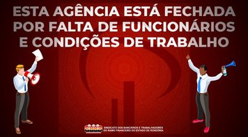 Sindicato interdita agência do Bradesco de Ouro Preto do Oeste por falta de funcionários 