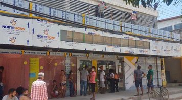 Caravana Bancária no Marajó: Copa da agência do BB em Portel vira sala de atendimento durante reforma