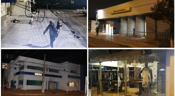 Bandidos explodem agência da Caixa Econômica e Banco do Brasil em MS