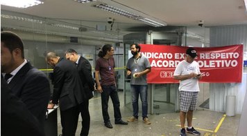 Sindicato para agência do BB em protesto contra descomissionamentos arbitrários