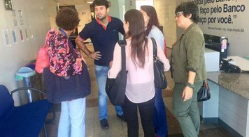 BB: Sindicato e equipe de vigilância em saúde fiscalizam Ed. CENOP SIA