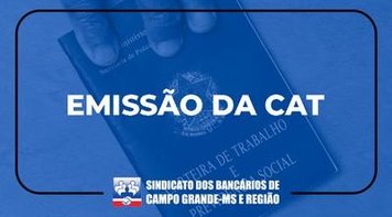 Orientações do SEEBCG-MS sobre a emissão da CAT