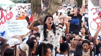 Bancários do Centro-Norte e de todo o país fazem protestos e paralisam agências no Dia do Basta
