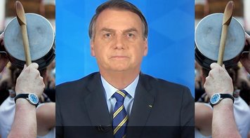 Bolsonaro volta a criticar isolamento social e enfrenta panelaço