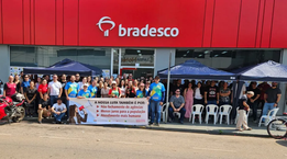 Bancários de Rondônia mostram força e união em Dia Nacional de Paralisação