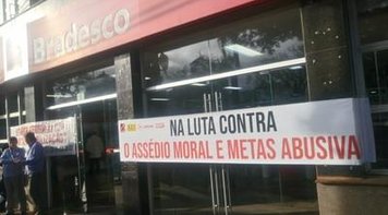 Assédio Moral paralisa atividades no Bradesco em Dourados