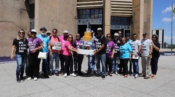 Empregados comemoram aniversário da Caixa com dia Nacional de Luta