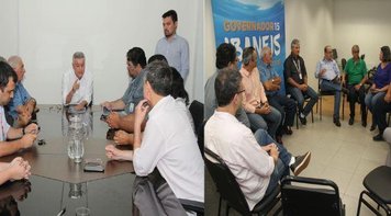 BRB Sindicato entrega documento a Ibaneis e Rollemberg