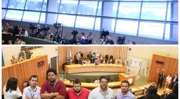 Câmara aprova projeto que vende ações do BRB. Sindicato protesta