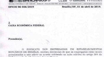 Empregadas da Caixa sofrem assédio para não aderirem à ação dos 15 minutos