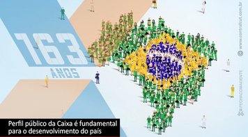 Caixa: 163 anos contribuindo com o desenvolvimento do país
