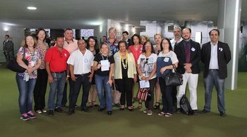 Sindicato integra ato no Congresso em defesa da Caixa 100% pública