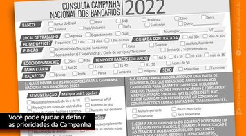 Consulta Nacional ajuda a definir reivindicações dos bancários para a campanha de 2022