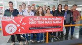 Sindicato protesta contra demissões e fechamento de agências do Bradesco em Campo Grande