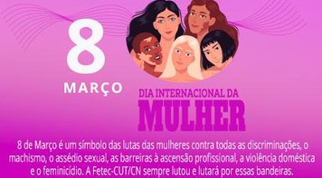 Mulheres voltam às ruas neste 8 de Março por respeito à vida e contra o machismo, a fome e o desemprego
