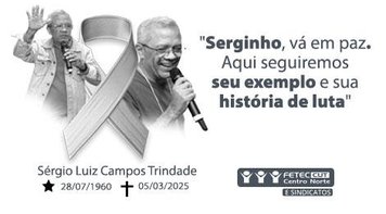 Serginho partiu. E nos deixa como ensinamento uma história de luta exemplar