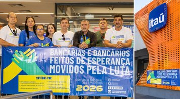 No Dia Nacional de Luta, Sindicato retarda abertura do Itaú no centro de Campo Grande
