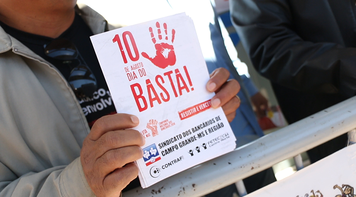 Bancários de Campo Grande participam de protestos no Dia do Basta