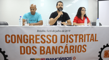 CONGRESSO DISTRITAL: Bancários aprovam plano de lutas para o próximo período