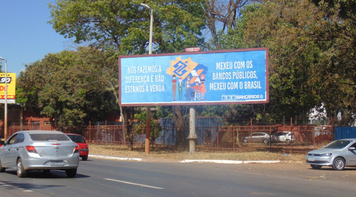 Sindicato estampa campanha em defesa dos bancos públicos pelas ruas do DF