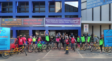 Pedal dos Bancários celebra 60 anos do Sindicato e reforça a luta em defesa da vida