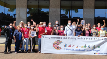 Ato no Edifício BB lança a Campanha Nacional dos Bancários 2022 no DF