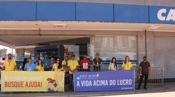 #AvidaAcimaDoLucro: Sindicato percorre agências de Taguatinga, em Dia Nacional de Luta por “Menos Metas, Mais Saúde”