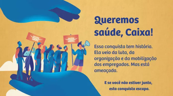 Cartilha mostra por que defender o Saúde Caixa é urgente