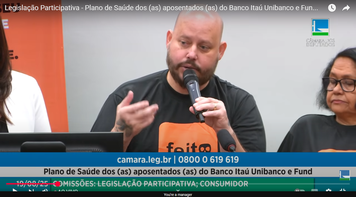 Fetec participa de audiência na Câmara para discutir cortes no plano de saúde dos aposentados do Itaú