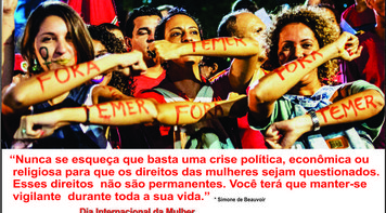 No Dia Internacional da Mulher, manifestações no Brasil serão contra reforma da Previdência