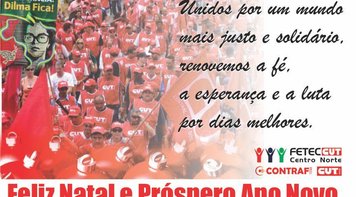 Fetec-CUT/CN fará recesso de final de ano entre 23/12 a 03/01