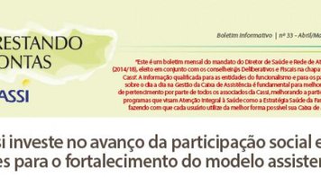 Cassi investe no avanço da participação social