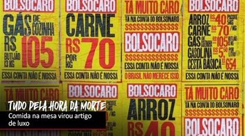Preço da alimentação subiu mais que o dobro do salário mínimo no atual governo