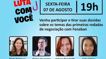 Fetec-CUT/CN participa de Live do Seeb Campo Grande nesta sexta 7, às 19h 