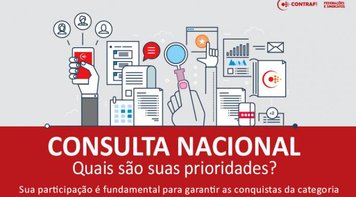 Contraf-CUT disponibiliza Consulta Nacional 2018