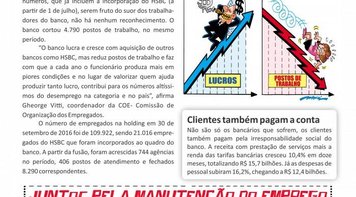 Contraf-CUT disponibiliza jornal para trabalhadores e clientes do Bradesco