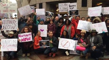 Contraf-CUT participa de ato do comitê por melhores bancos dos Estados Unidos