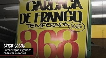 Queda da renda atinge maioria dos trabalhadores