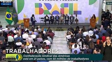 A sindicalistas das Américas, Lula fala em união continental e pacto por democracia e direitos