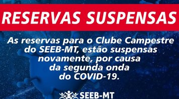 Clube dos Bancários estará fechado por tempo indeterminado