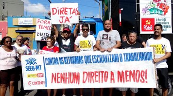 Seeb/MT quer retirada imediata da agenda de reformas e Diretas Já!